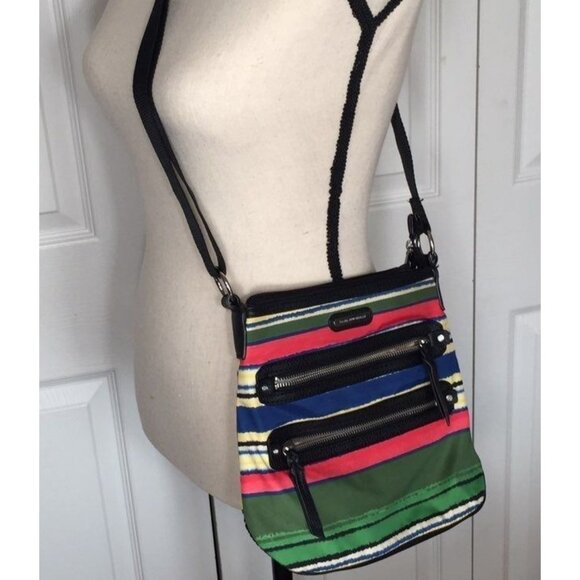 Dana Buchman Crossbody bag in fun stripes - Picture 2 of 8